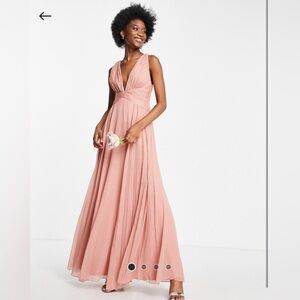 ASOS Blush Bridesmaid Dress